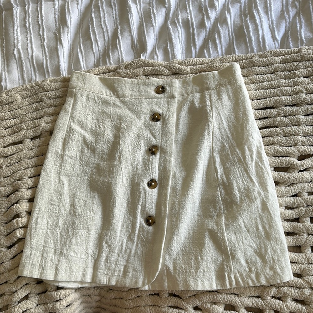 Altard State White Mini Skirt